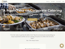 Tablet Screenshot of lishfood.com